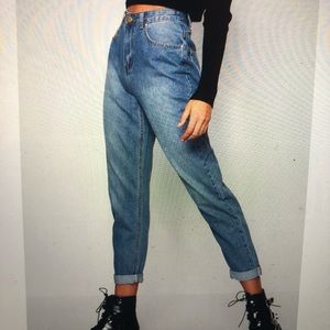 Medium Denim Mom Jeans